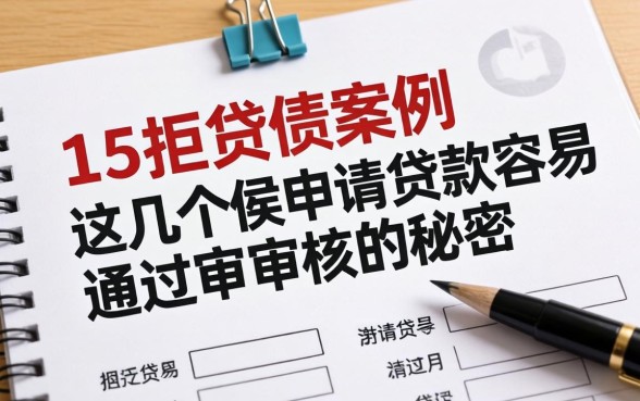 我观察了上千份拒贷案例，发现这几月份申请贷款容易通过审核的秘密
