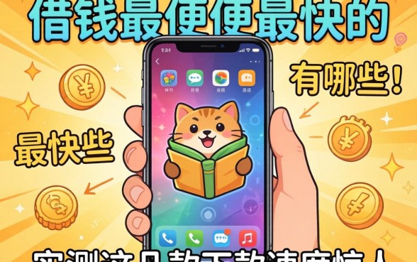 手机借钱最方便的最快的有哪些？实测这几款下款速度惊人