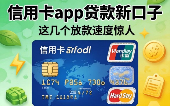 揭秘信用卡app贷款新口子:这几个放款速度惊人