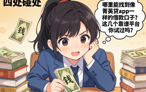 急需用钱却四处碰壁？哪里能找到像菁英贷app一样的借款口子？这几个靠谱平台你试过吗？