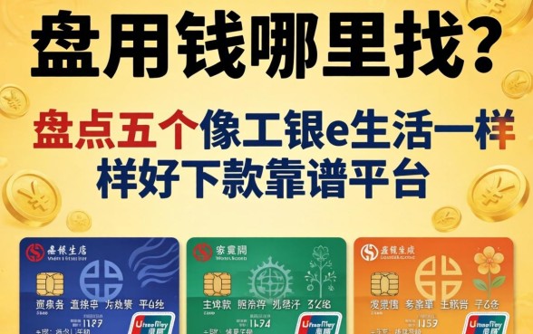 急用钱哪里找？盘点五个像工银e生活一样好下款的靠谱平台