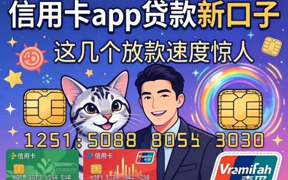 揭秘信用卡app贷款新口子:这几个放款速度惊人