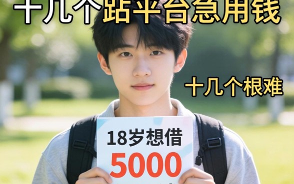 我试了十几个平台,发现18岁想借5000急用钱根本没那么难