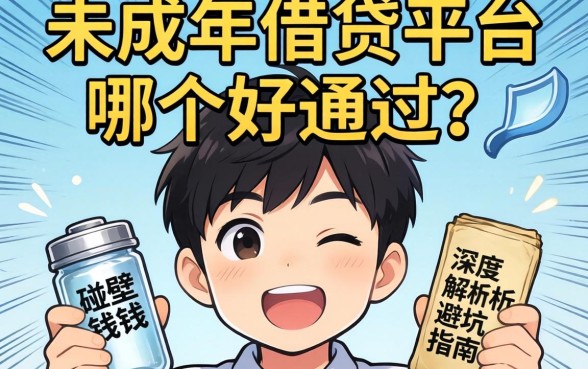急需用钱却碰壁？未成年借贷平台哪个好通过？深度解析避坑指南