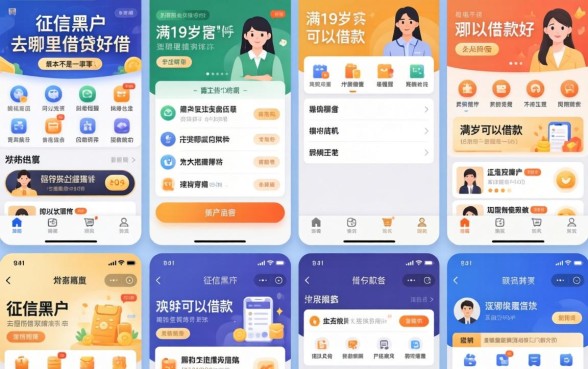 我翻了十几个平台,发现征信黑户去哪里借钱好借和满19岁可以借款的app根本不是一回事