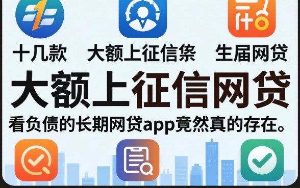 我试了十几款大额上征信的网贷，发现不看负债的长期网贷app竟然真的存在