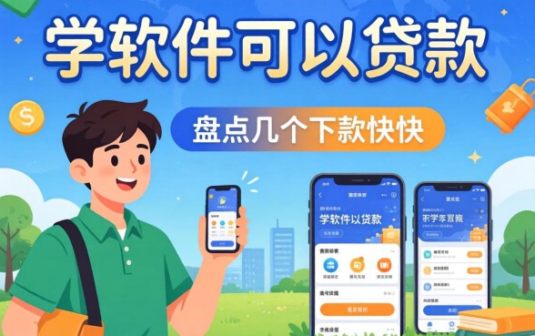 学生哪个软件可以贷款?盘点几个下款快的渠道