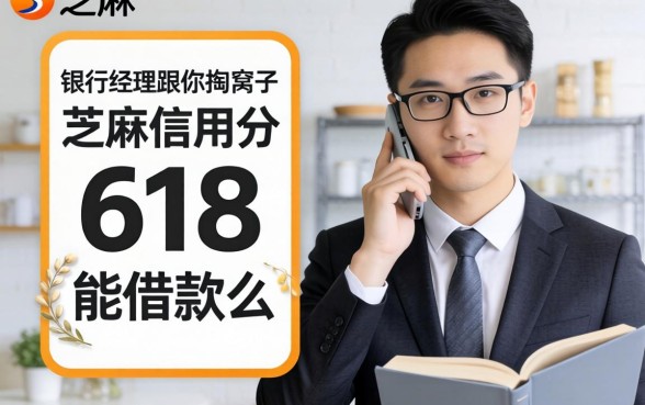 芝麻信用分618能借款么？银行经理跟你掏心窝子