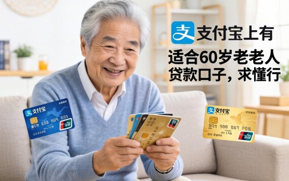 家里老人急用钱，听说支付宝上有适合60岁老人的贷款口子？求懂行的朋友推荐几个靠谱的！