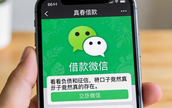 我试了手机借款到微信,发现不看负债和征信的口子竟然真的存在