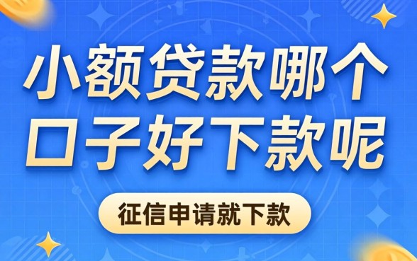 小额贷款哪个口子好下款呢，概览五个无视黑白无视征信申请就下款的平台