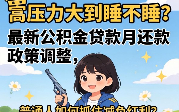 房贷压力大到睡不着?最新公积金贷款月还款政策调整,普通人如何抓住减负红利?