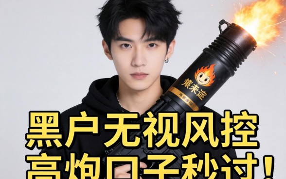 我试了所谓的黑户无视风控高炮口子秒过，结果和我想的完全不一样