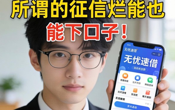 我试了那些所谓的征信烂也能下的口子，发现正规平台和无忧速借当天放款的软件真相是这样