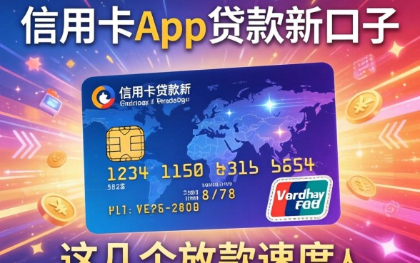揭秘信用卡app贷款新口子:这几个放款速度惊人