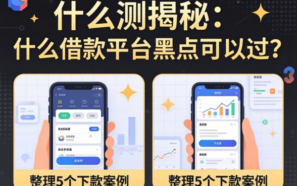 实测揭秘：什么借款平台黑户可以过？整理5个下款案例