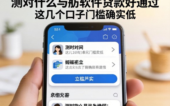 实测什么手机软件贷款好通过，这几个口子门槛确实低