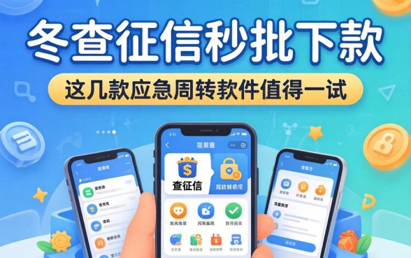 揭秘2026不查征信秒批下款，这几款应急周转软件值得一试