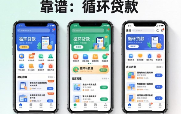 整理了几个靠谱的循环贷款的软件，有需要的可以看看