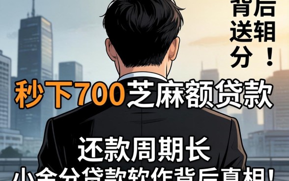我试了那些还款周期长的小额贷款，发现秒下700芝麻分贷款软件背后的真相