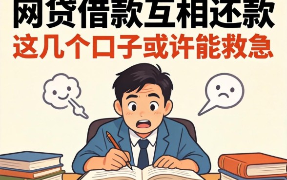 揭秘不同的网贷平台借款互相还款，这几个口子或许能救急