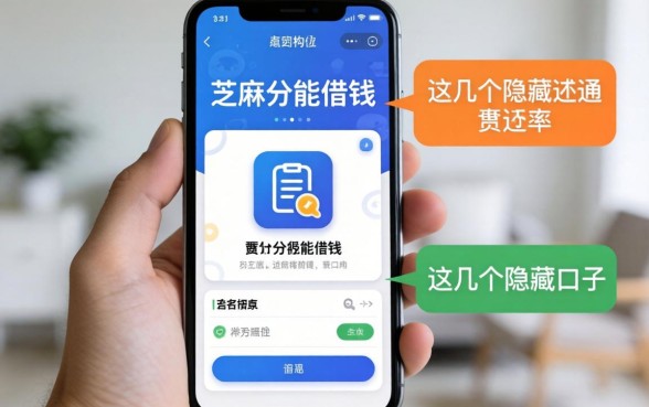 揭秘只用芝麻分能借钱的软件,这几个隐藏口子通过率还行