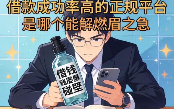 急需用钱却屡屡碰壁?借款成功率高的正规平台是哪个能解燃眉之急?