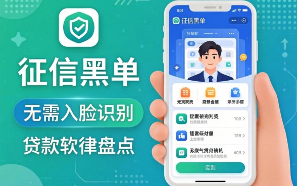 无视征信黑名单:无需人脸识别的贷款软件盘点