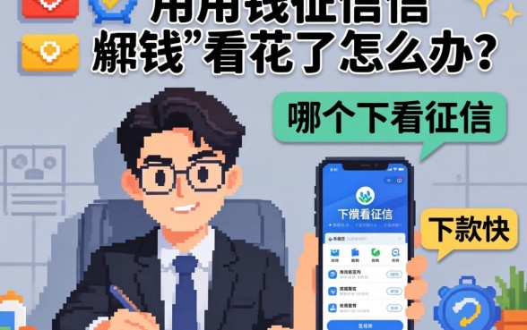 急用钱征信花了怎么办？哪个不看征信 下款快的软件能解燃眉之急？
