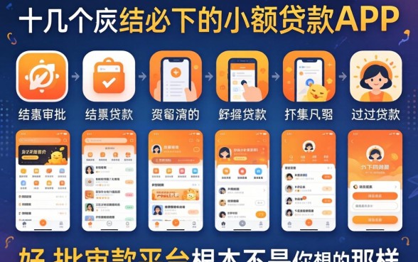 我试了十几个所谓必下的小额贷款app，结果好过审批的贷款平台根本不是你想的那样