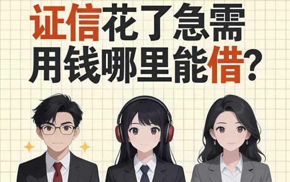 征信花了急需用钱哪里能借？2026黑户能借的小贷真的存在吗？这五个口子或许能救急