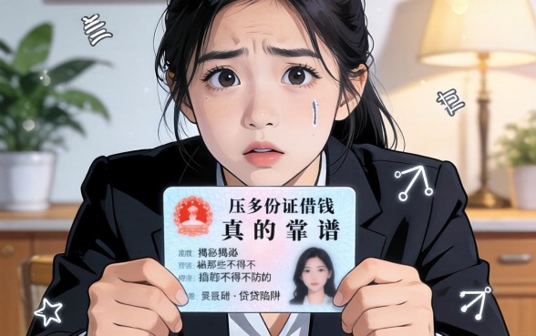 急需用钱怎么办?压身份证借钱真的靠谱吗?揭秘那些不得不防的借贷陷阱