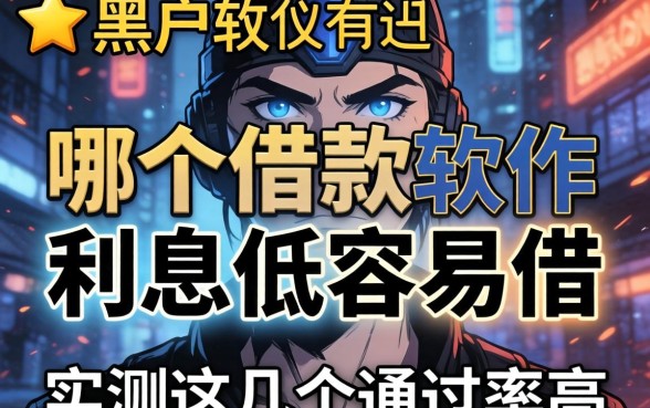 揭秘黑户哪个借款软件利息低容易借，实测这几个通过率高