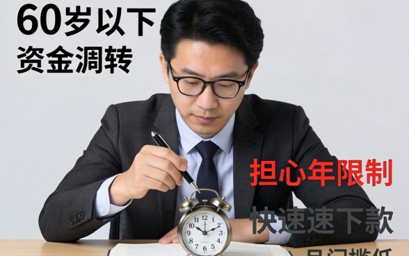 急需资金周转却担心年龄限制?哪些60岁以下可以借款的平台能快速下款且门槛低?