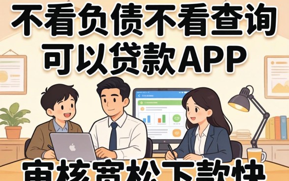 揭秘不看负债不看查询可以贷款的APP，审核宽松下款快