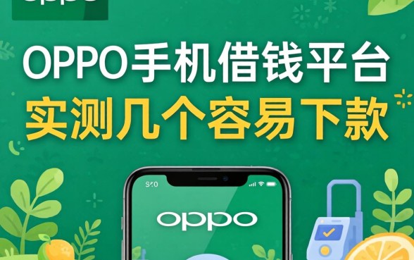 揭秘oppo手机借钱平台：实测几个容易下款的口子