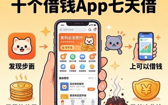 我试了十几个借钱app七天借,发现手机上可以借钱的软件里藏着这些坑