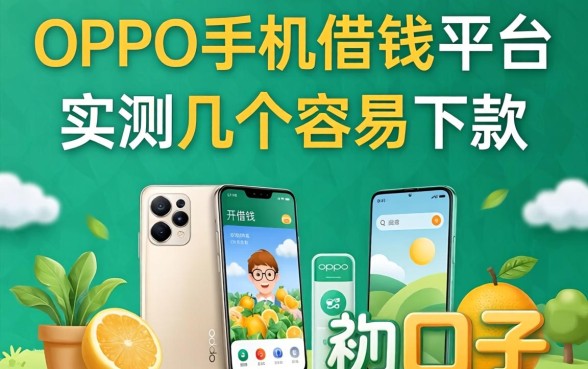 揭秘oppo手机借钱平台：实测几个容易下款的口子