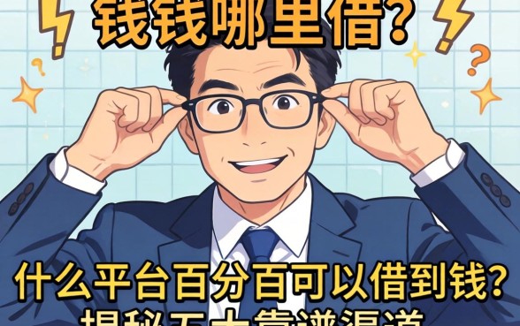 急需用钱哪里借？什么平台百分百可以借到钱？揭秘五大靠谱渠道