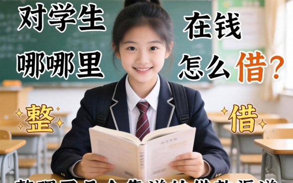 学生在哪里借钱怎么借？整理了几个靠谱的借款渠道