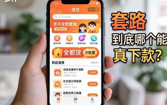 手机里全是借钱app,点开全是套路,到底哪个能真下款?急求不坑渠道!