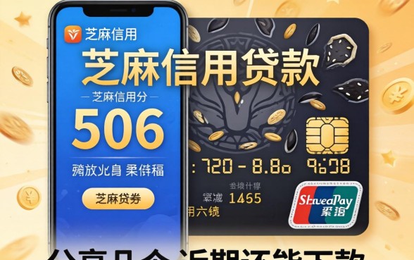 芝麻信用分506贷款：分享几个近期还能下款的渠道