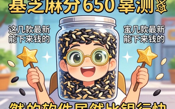 我芝麻分650实测，这几款最新能下来钱的软件居然比银行快