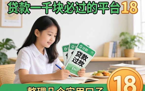揭秘贷款一千块必过的平台18:整理几个实用的口子