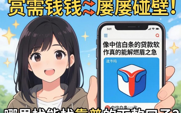 急需用钱却屡屡碰壁?像中信白条的贷款软件真的能解燃眉之急吗?哪里能找到靠谱的下款口子?