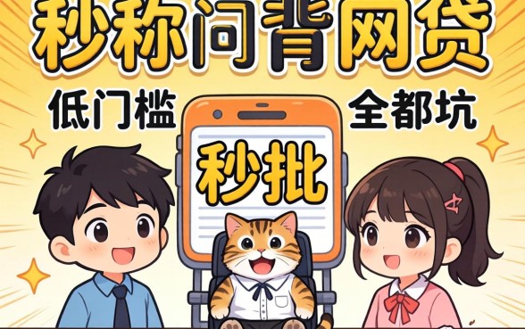 我试了几个号称秒批的网贷，发现低门槛背后全是坑