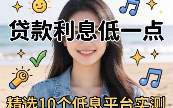 用什么贷款利息低一点呢？精选10个低息平台实测