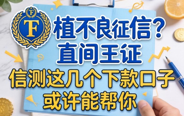 怎么消不良征信？实测这几个下款口子或许能帮你