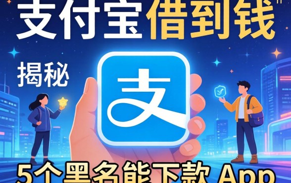 如何在支付宝借到钱，揭秘5个黑户能下款的app