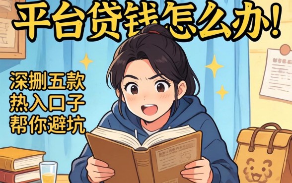 急需用钱怎么办？平台贷款哪个好用？深扒五款热门口子帮你避坑